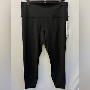 lululemon Tag with Red Logo on Black and White